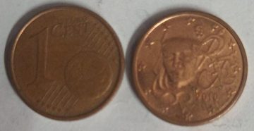 1 Cent EURO Coin 2010 (used)