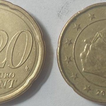 20 EURO Cent Coin 2007 (used)