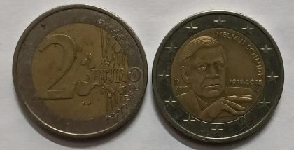 2 EURO 2018_(used) | Indian Postage Stamps | Indian Coins | Old Indian Currency | Rare Indian Coins | Numismatic Collection India