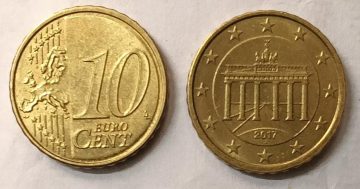 10  Cent EURO  2017  (used)