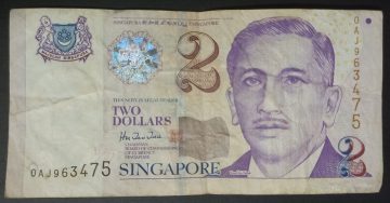 Singapore 2 Dollars (Used)