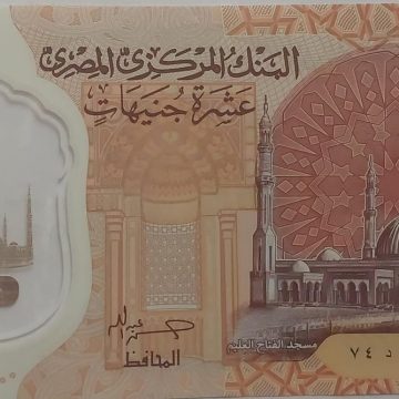 Egypt Currency 10 Pounds  (UNC)