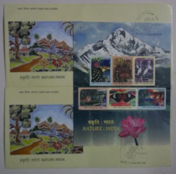 Nature India (Miniature Sheet First Day Cover)