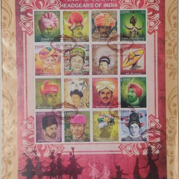 Headgears of india (Sheetlet First Day Cover)