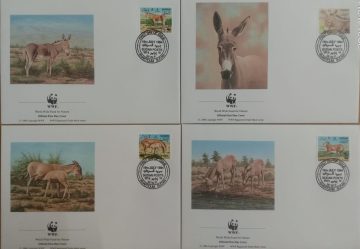 World Wide Fund For Nature Khartoum Sudan 1994 et of 4 (Foreign FDC)