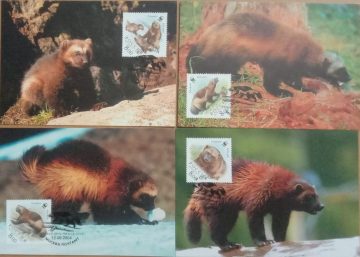 World Wide Fund For Nature Wolverine Set of 4 (Maxim Card)