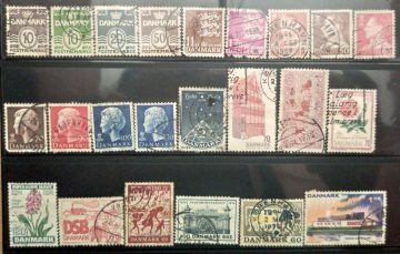 Used Stamps of Danmark set of 23 (Foreign Stamp)