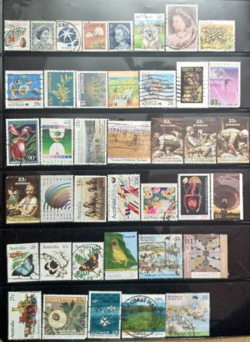 Used Stamps of Australia set of 40 (Foreign Stamp)