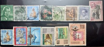 Used Stamps of Ceylon set of 14 (Foreign Stamp)
