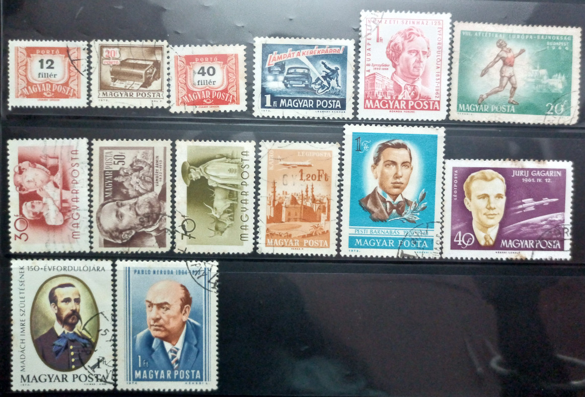 Used Stamps of Magyar Posta set of 14 (Foreign Stamp)