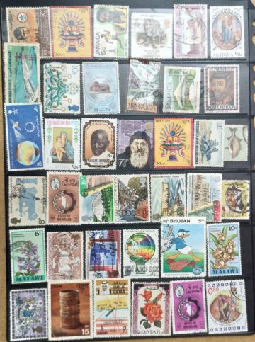 Mixed Used Stamps set of 38 (Foreign Stamp)