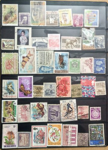 Mixed Used Stamps set of 43 (Foreign Stamp)