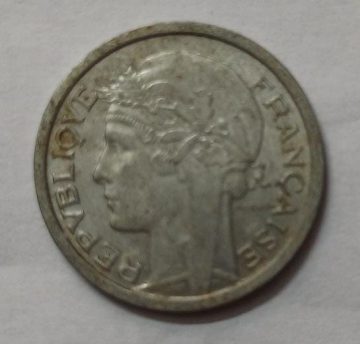 1 Franc 1950 Liberte Egalite Fraternite (used)