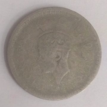 British India Coin GEORGE VI-HALF RUPEE 1945(Used)