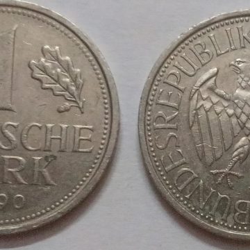 GERMANY Deutsche 1 MARK 1990 (USED)