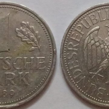 GERMANY Deutsche 1 MARK 1989 (USED)