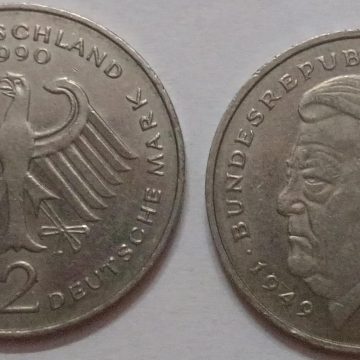 GERMANY Deutsche 2 MARK 1990 (USED)