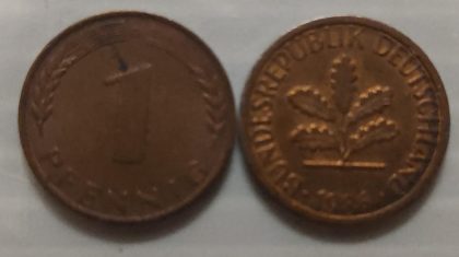 GERMANY 1 PFENNIG 1986(USED) | Indian Postage Stamps | Indian Coins | Old Indian Currency | Rare Indian Coins | Numismatic Collection India