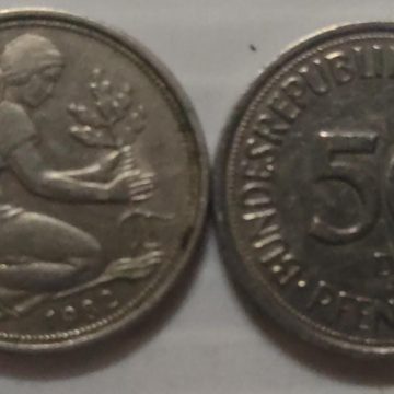 GERMANY 50 PFENNIG 1982(USED)