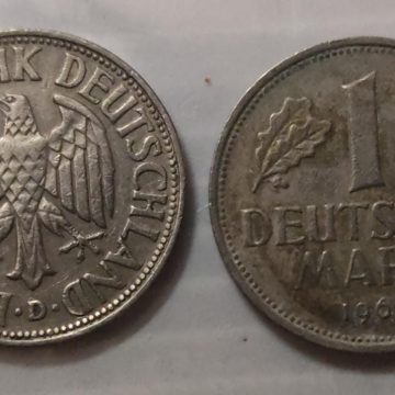 GERMANY 1 MARK 1962(USED)