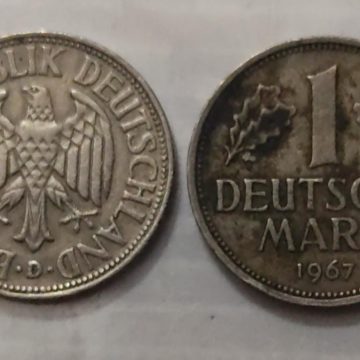 GERMANY 1 MARK 1967(USED)