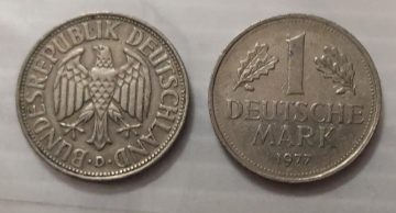 GERMANY 1 MARK 1977(USED)