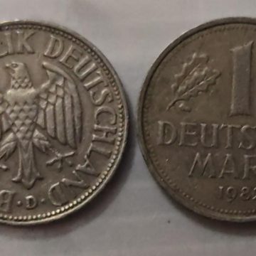 GERMANY 1 MARK 1982(USED)