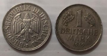 GERMANY 1 MARK 1989(USED)