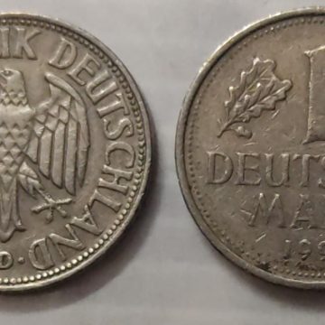 GERMANY 1 MARK 1990(USED)