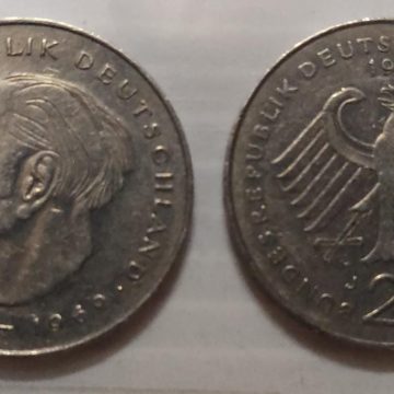 GERMANY 2 MARK 1987(USED)