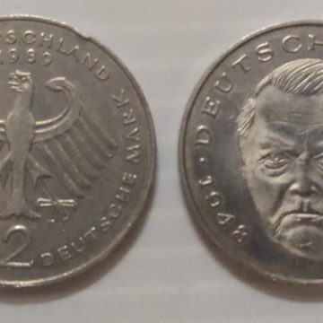 GERMANY 2 MARK 1989(USED)