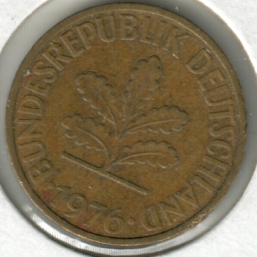 GERMANY 10 PFENNIG 1976(USED)