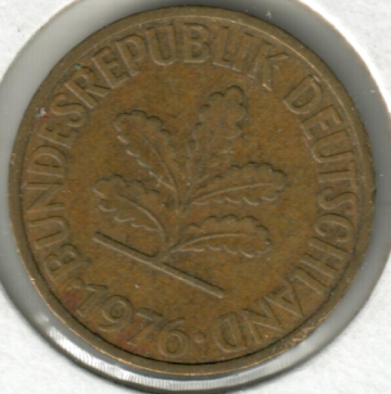 GERMANY 10 PFENNIG 1976(USED)