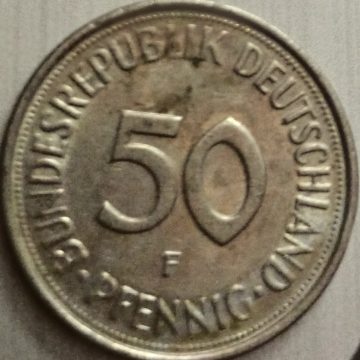 GERMANY 50 PFENNIG 1981(USED)