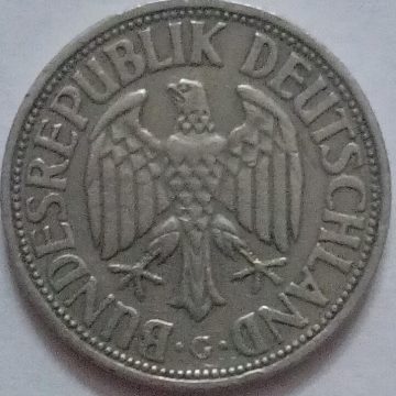 GERMANY Deutsche 1 MARK 1950 (USED)