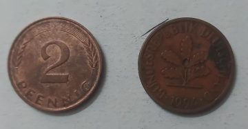 GERMANY 2 PFENNIG 1994 (USED)