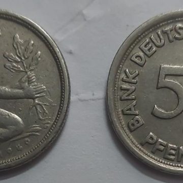 GERMANY 50  PFENNIG 1949 (USED)
