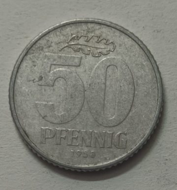 GERMANY 50 PFENNIG 1958 (USED)