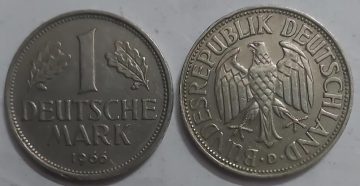 GERMANY Deutsche 1 MARK 1966 (USED)