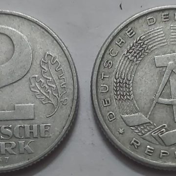 GERMANY Deutsche 2 MARK 1957 (USED)