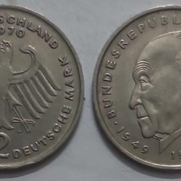 GERMANY Deutsche 2 MARK 1970 (USED)