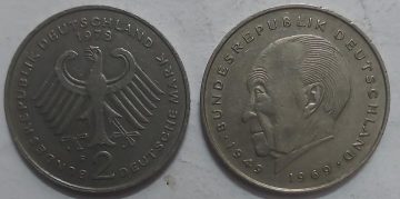 GERMANY Deutsche 2 MARK 1978 (USED)