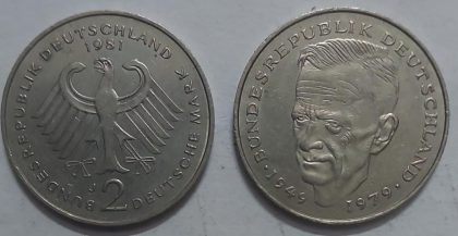 GERMANY Deutsche 2 MARK 1981 (USED) | Indian Postage Stamps | Indian Coins | Old Indian Currency | Rare Indian Coins | Numismatic Collection India