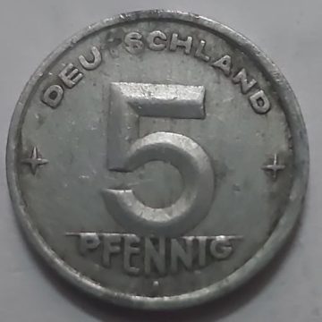 GERMANY Deutsche 5 MARK 1949  (USED)