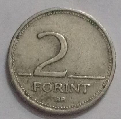 HUNGARY 2 FORINT 2000 (used) | Indian Postage Stamps | Indian Coins | Old Indian Currency | Rare Indian Coins | Numismatic Collection India