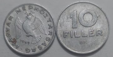 HUNGARY 10 Filler 1969 (used)