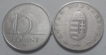 HUNGARY 10 Forint 1994 (used)