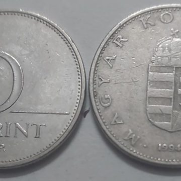 HUNGARY 10 Forint 1994 (used)