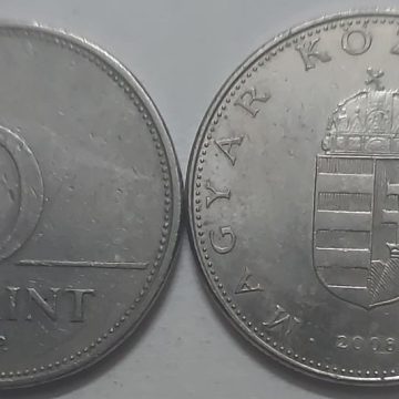 HUNGARY 10 Forint 2008 (used)
