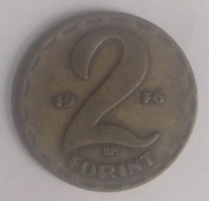 HUNGARY 2 FORINT 1976(used) | Indian Postage Stamps | Indian Coins | Old Indian Currency | Rare Indian Coins | Numismatic Collection India